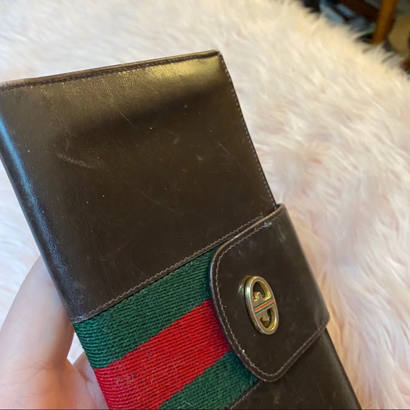 Vintage 70s Gucci Sherry Line Bifold Wallet - Picture 4 of 13